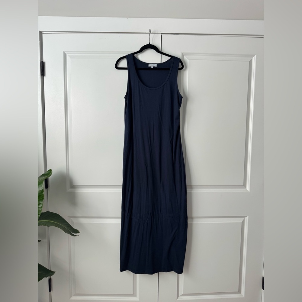 Michael Stars Navy Blue Maxi Dress Sz Large